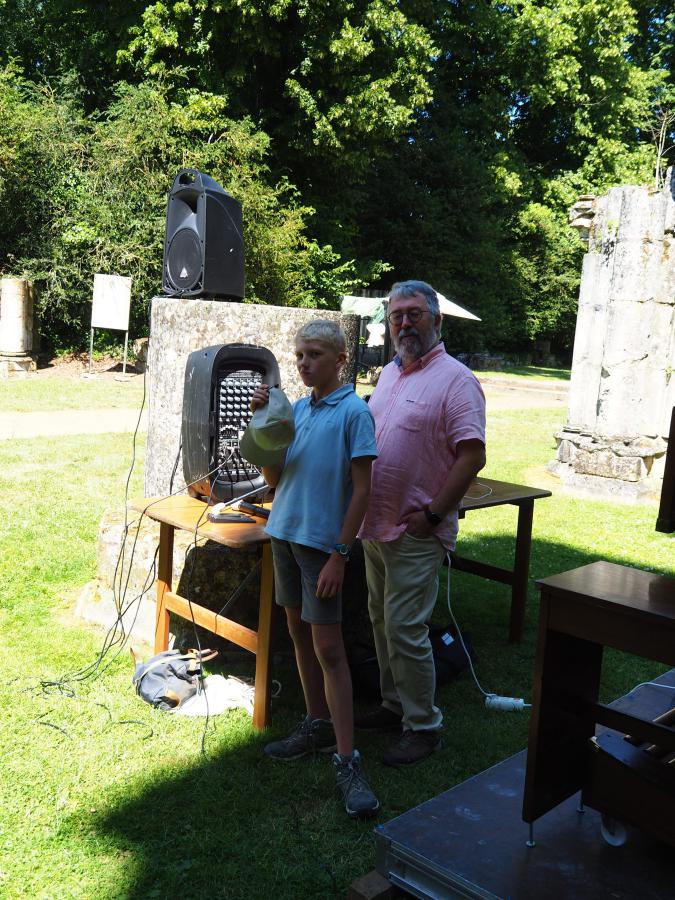 Bruno qui a sonorisé cette journée et n'a pas compté ses efforts